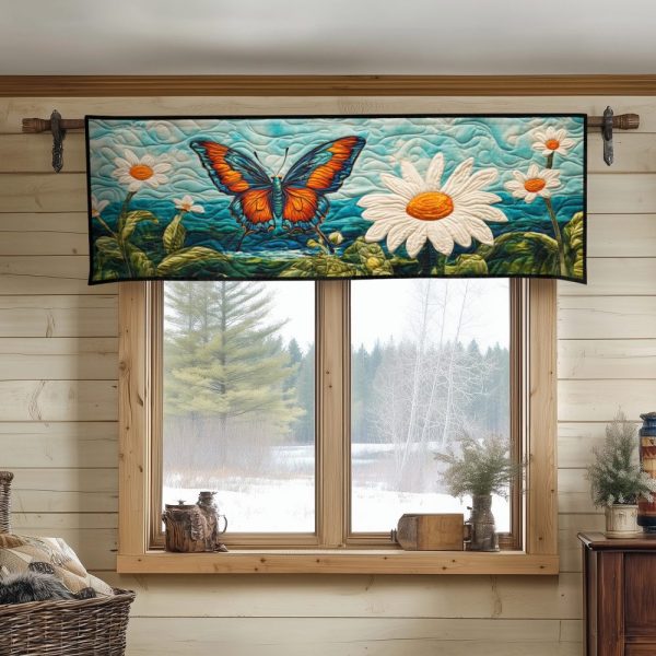 Radiant Flight Quilted Valance