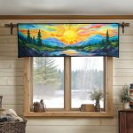 Radiant Rays Quilted Valance