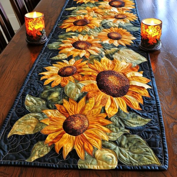 Radiant Sun Quilted Table Runner