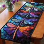 Rainbow Elegance Quilted Table Runner