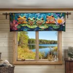 Rainforest Rhythms Quilted Valance