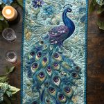 Regal Bloom Quilted Table Runner