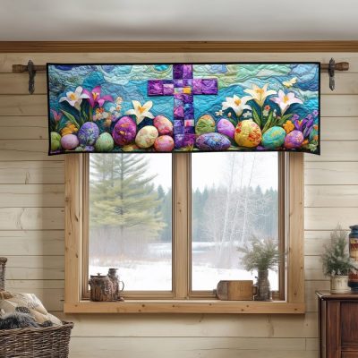 Resurrection Bloom Quilted Valance