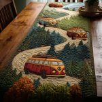 Retro Escape Quilted Table Runner