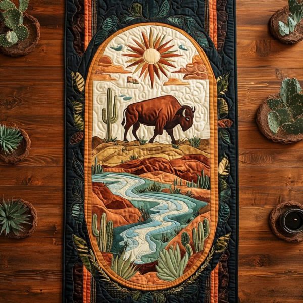 River Run Quilted Table Runner
