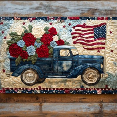 Road To Freedom Quilted Table Runner
