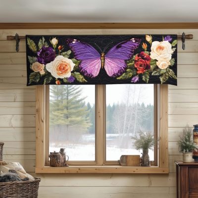 Romantic Flutter Quilted Valance