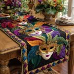 Royal Masquerade Quilted Table Runner