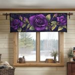 Royal Rose Quilted Valance