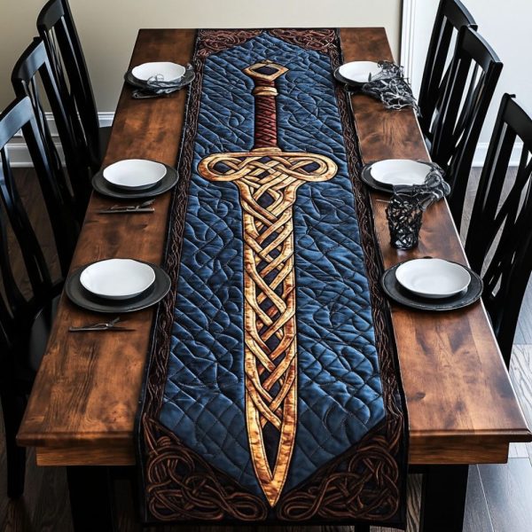 Rune Warrior Quilted Table Runner