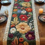 Rustic Elegance Quilted Table Runner