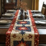 Rustic Patriot Quilted Table Runner