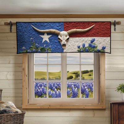 Rustic Ranch Quilted Valance