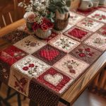 Cottage Heart Quilted Table Runner