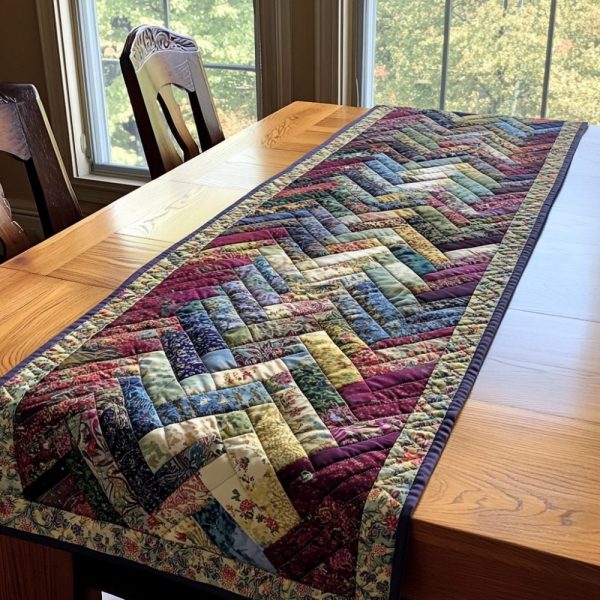 Rustic Reflections Quilted Table Runner