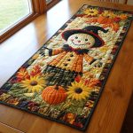 Rustic Scarecrow Quilted Table Runner