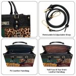 I Am Bold, Loved, Strong, Resilient - Personalized Leather Handbag Sbhn03