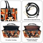 Black Beauty - Personalized Leather Handbag Stb51
