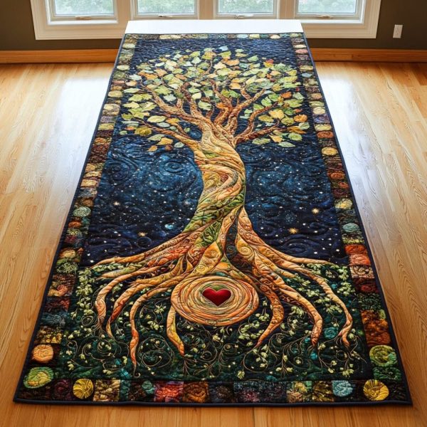 Sacred Canopy Quilted Table Runner