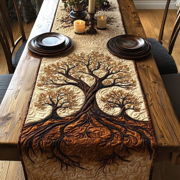 Sacred Canopy Quilted Table Runner