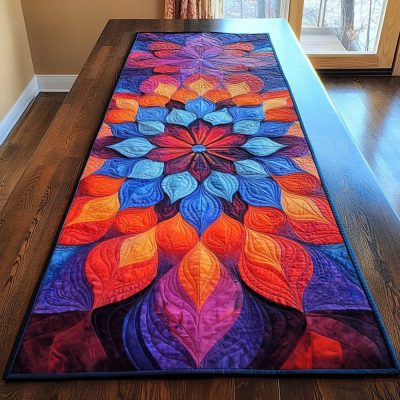 Sacred Circle Quilted Table Runner