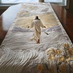 Sacred Heart Quilted Table Runner