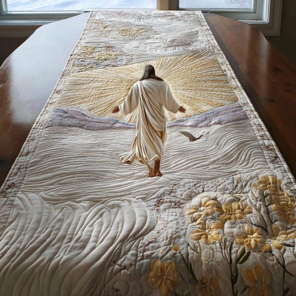 Sacred Heart Quilted Table Runner