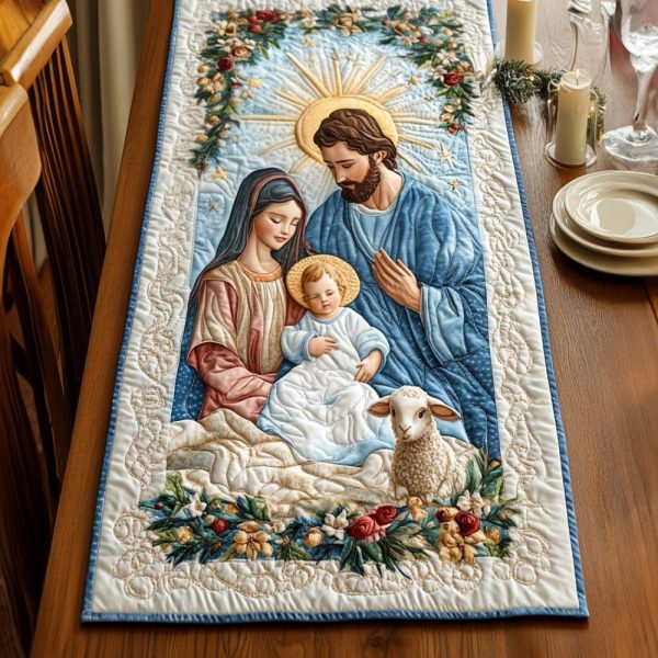 Sacred Presence Quilted Table Runner