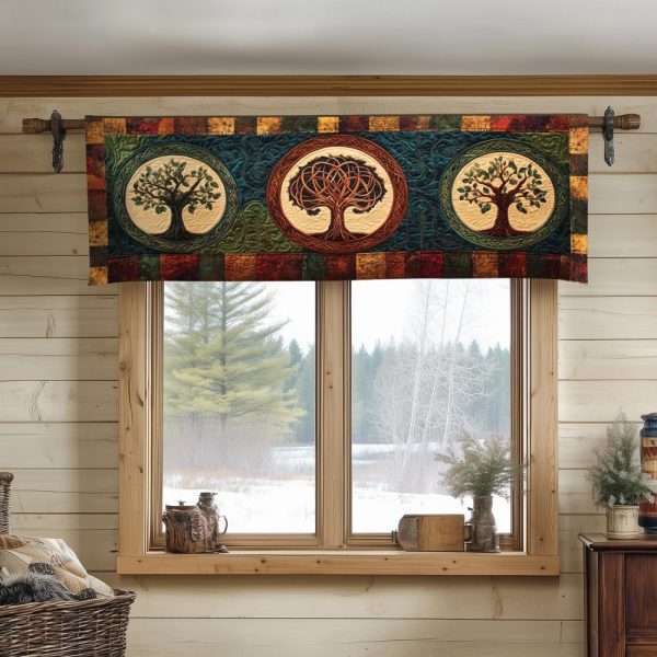 Sacred Roots Quilted Valance