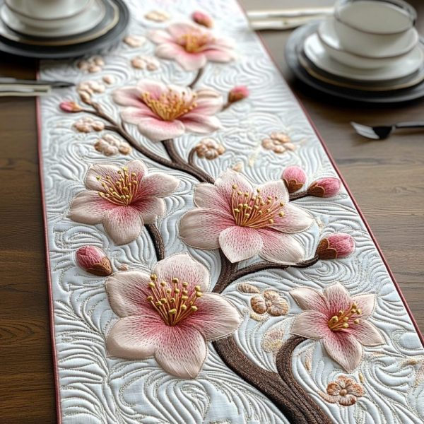 Sakura Dreamscape Quilted Table Runner