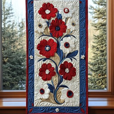 Salute To Service Quilted Table Runner