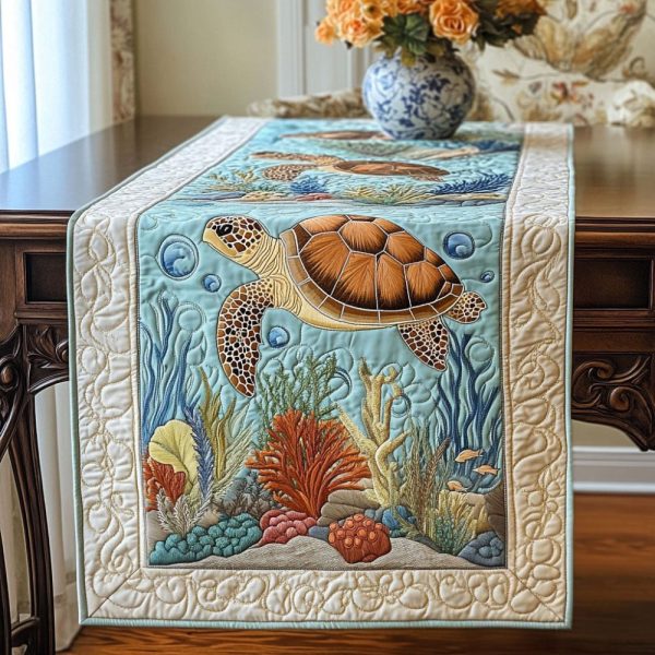 Sand Traveler Quilted Table Runner