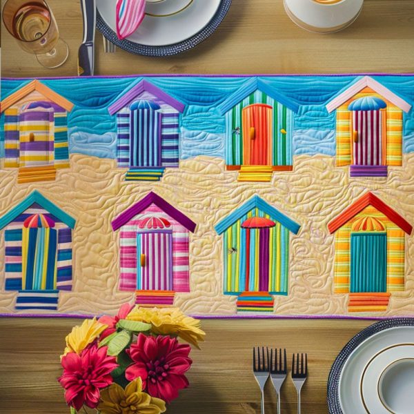 Sand And Surf Quilted Table Runner
