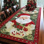 Santa Banquet Quilted Table Runner