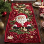 Santa Surprise Quilted Table Runner