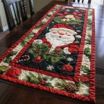 Santa Xmas Magic Quilted Table Runner