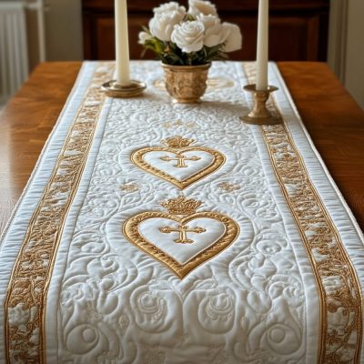 Serene Savior Quilted Table Runner
