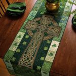 Shamrock Garden Quilted Table Runner