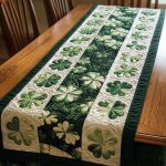 Shamrock Haven Quilted Table Runner