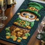 Shamrock Spirit Quilted Table Runner