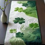 Shamrock Trail Quilted Table Runner