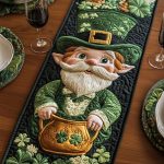 Shamrock Trail Quilted Table Runner