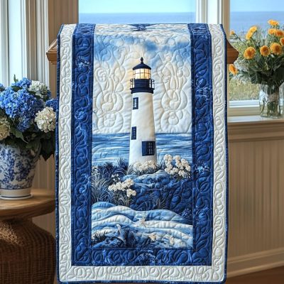 Shoreline Glow Quilted Table Runner