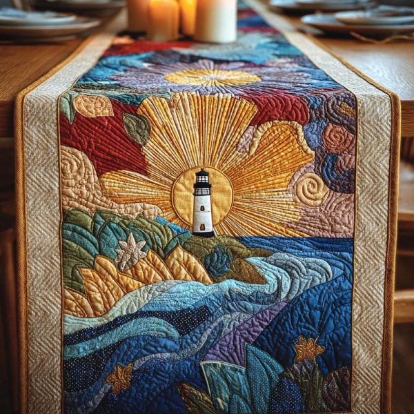 Silent Light Quilted Table Runner
