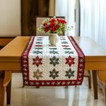 Snowflake Symphony Quilted Table Runner