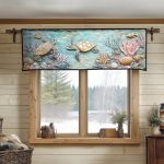 Soft Coral Serenity Quilted Valance
