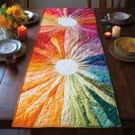 Solar Serenity Quilted Table Runner