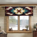 Southwest Sunrise Quilted Valance