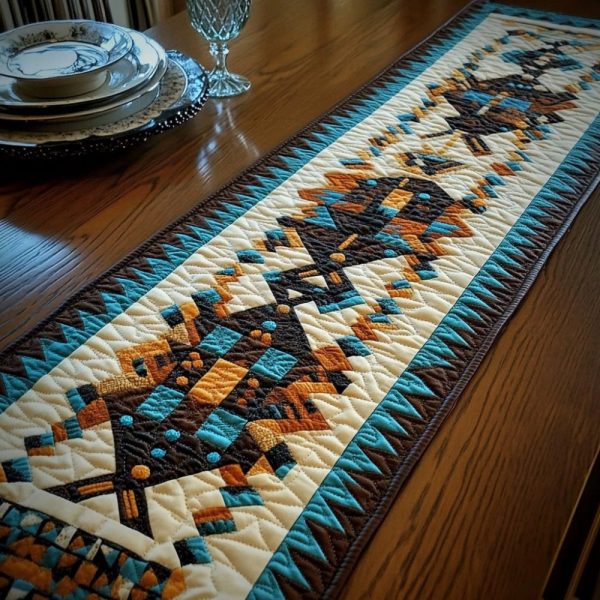 Southwest Symmetry Quilted Table Runner
