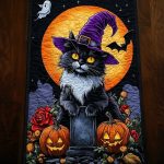 Spellbound Shadows Quilted Table Runner